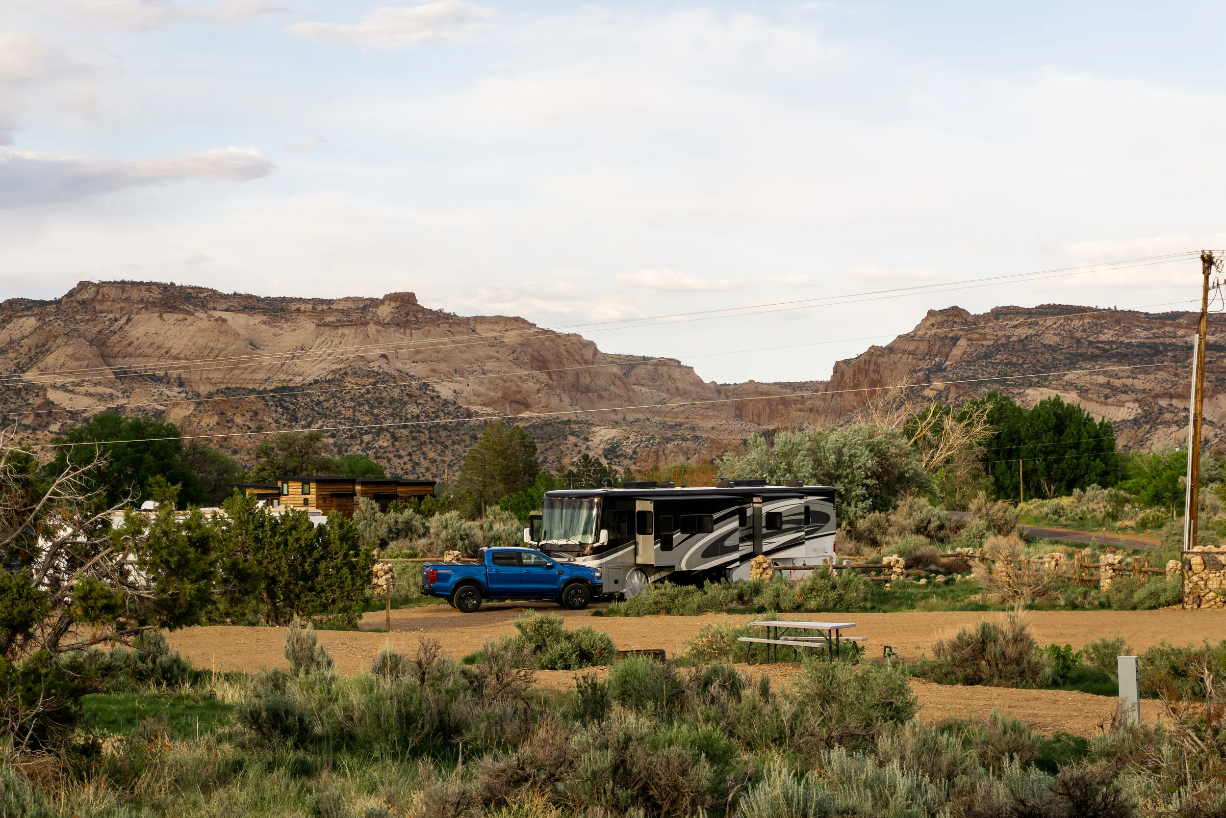 Premium RV site Escalate Utah